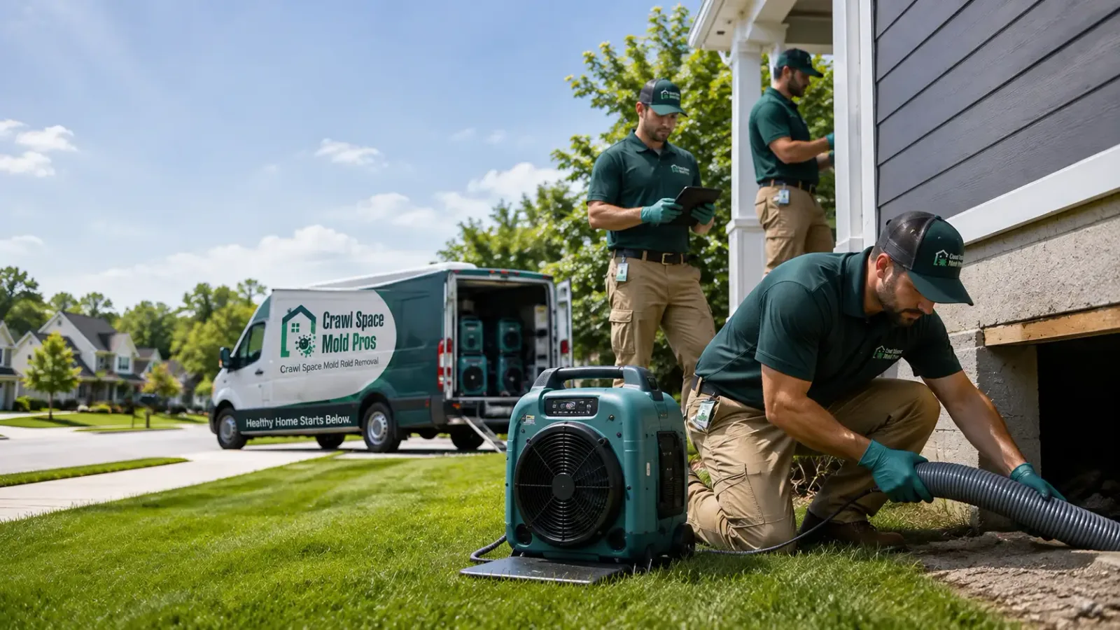 Crawl Space Mold Removal in New Germantown, PA